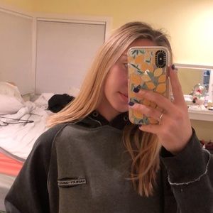 vintage oversized harley hoodie!